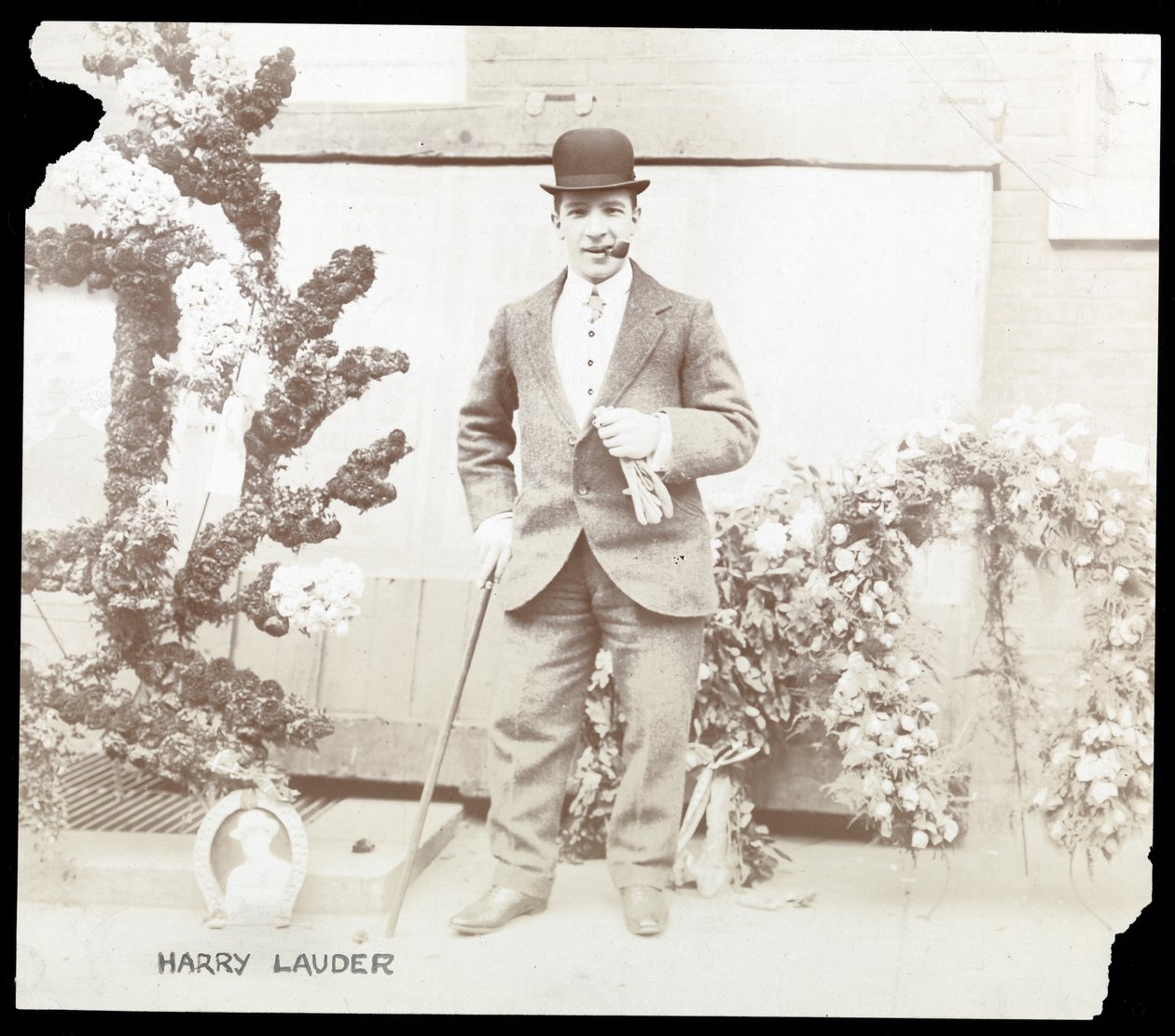Harry Lauder, ok. 1905 (srebrny odbitka żelatynowa) autorstwa Byron Company