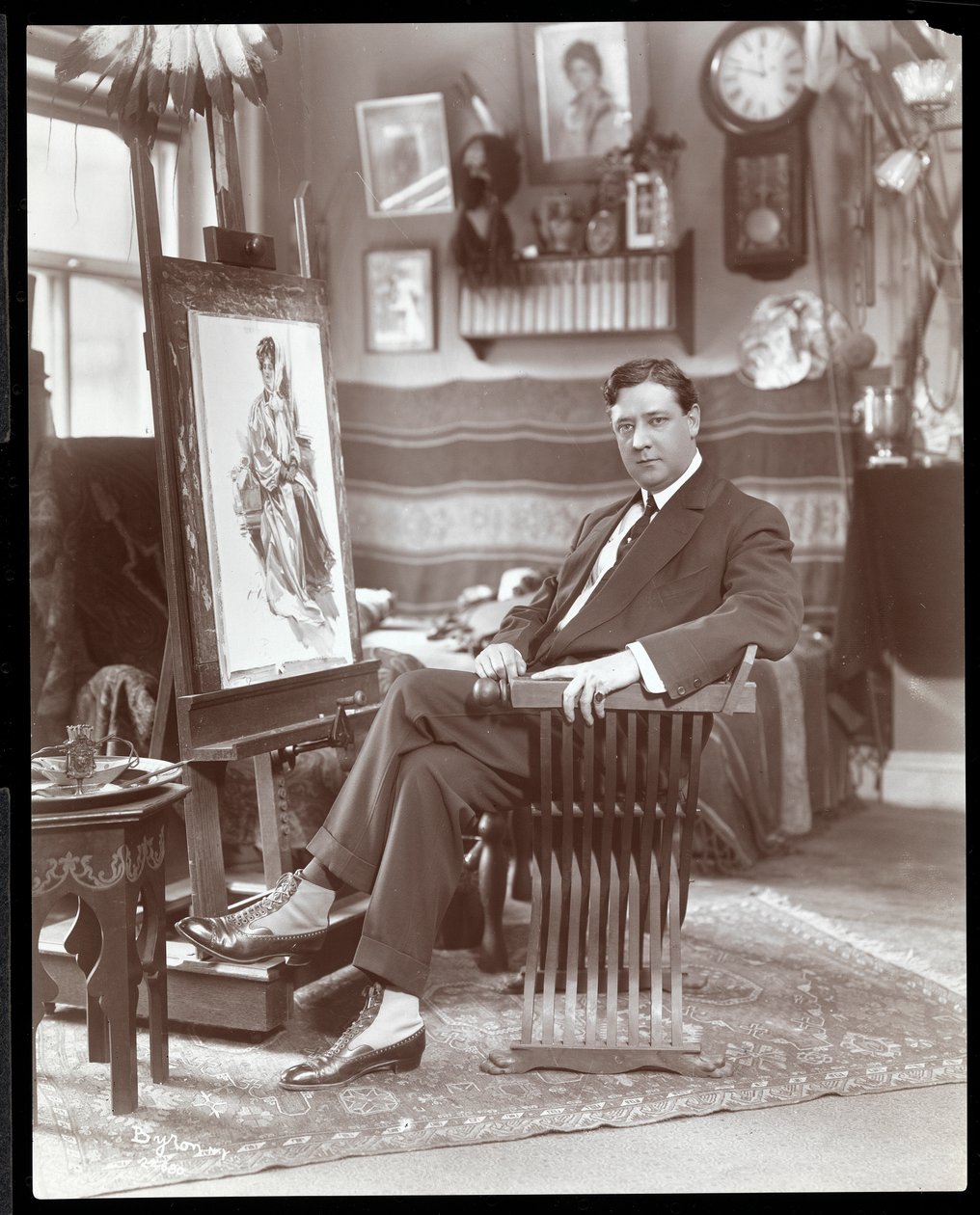 Pan Harrison Fisher, 1905 (odbitka żelatynowa) autorstwa Byron Company