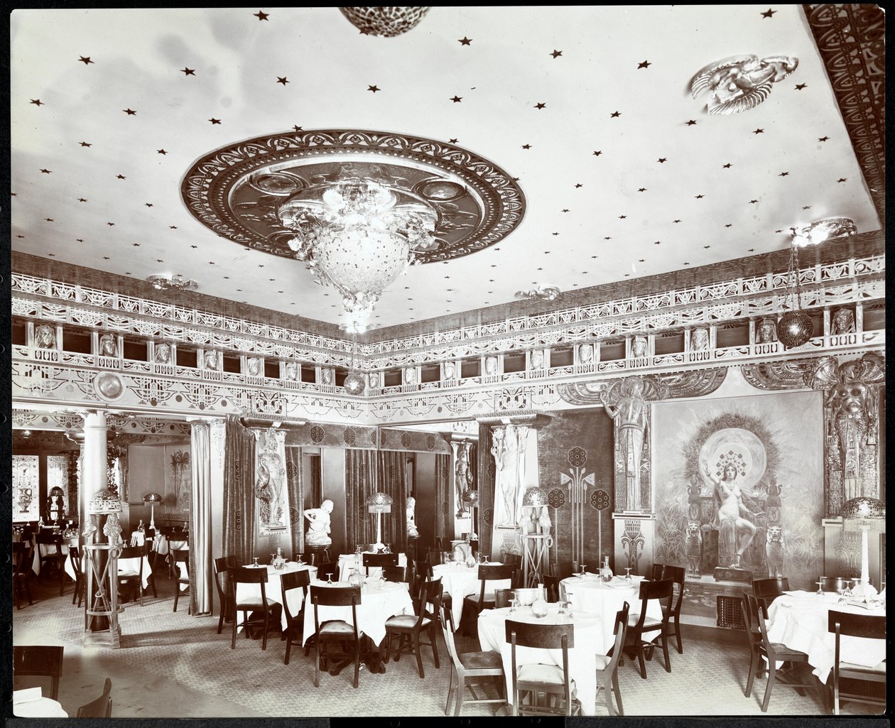 Restauracja Hotelu Murray, ok. 1908 (srebrny odbitka żelatynowa) autorstwa Byron Company