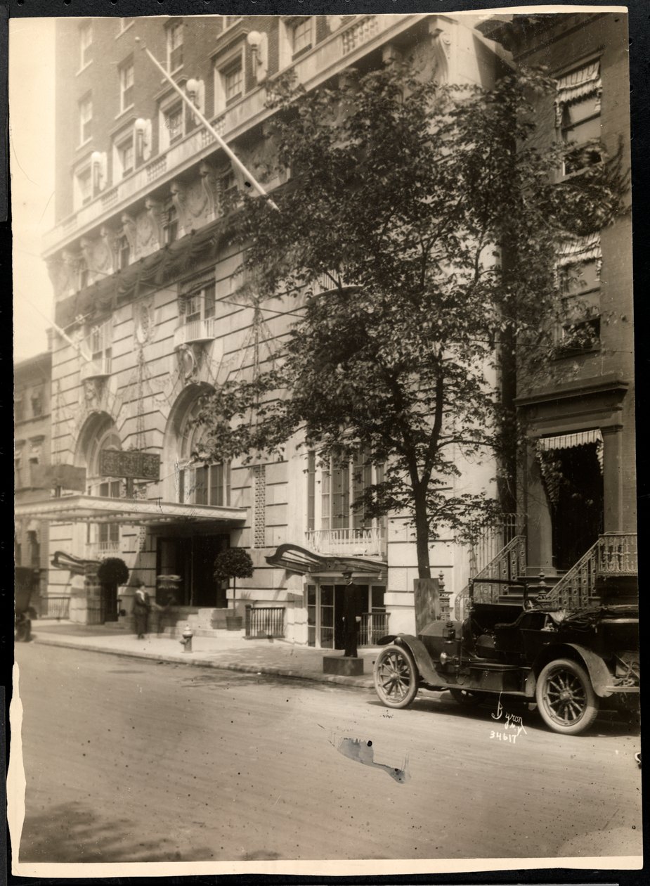 Widok hotelu Robert Treat, Newark, New Jersey, 1916 (srebrny odbitka żelatynowa) autorstwa Byron Company