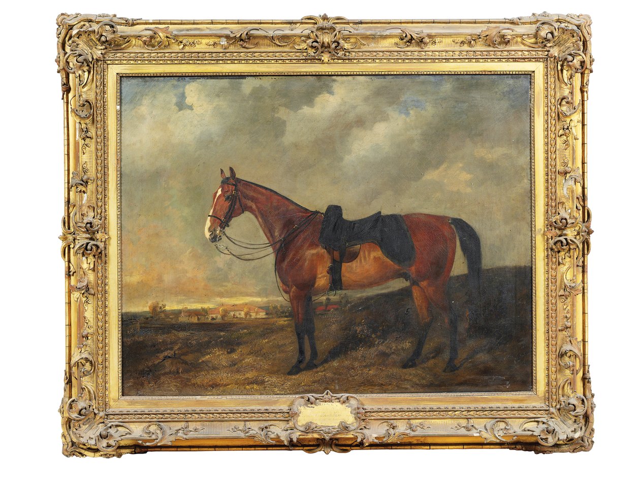 Shadrach, łowca kasztanów w krajobrazie autorstwa Byron Webb