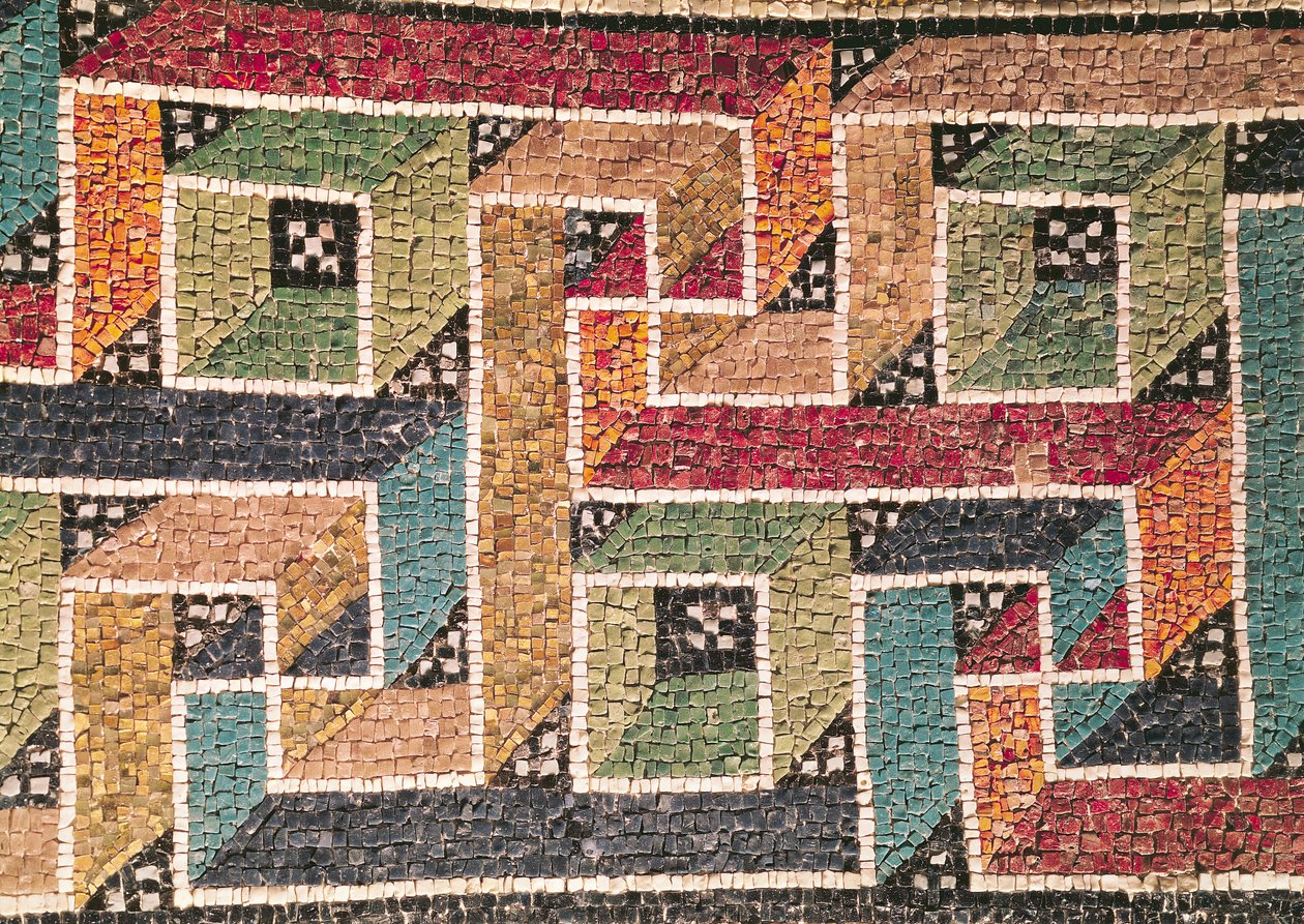 Fragment fryzu z mozaiki sklepienia autorstwa Byzantine