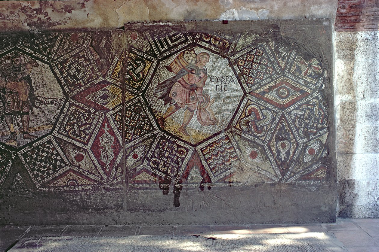 Personifikacje rzek (mozaika) autorstwa Byzantine