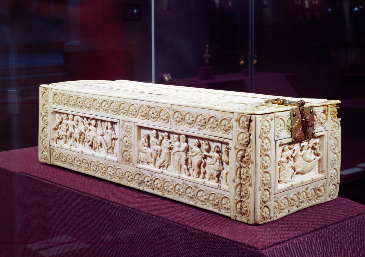 Szkatułka Veroli, C10th autorstwa Byzantine