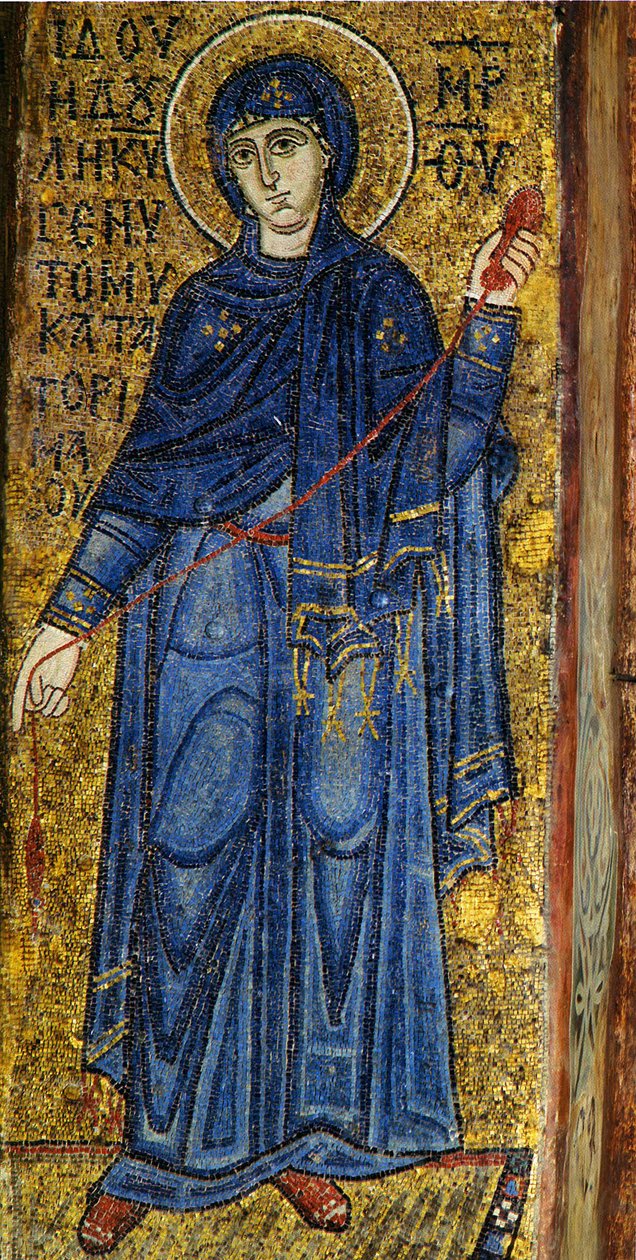 Maryja Panna (mozaika) autorstwa Byzantine