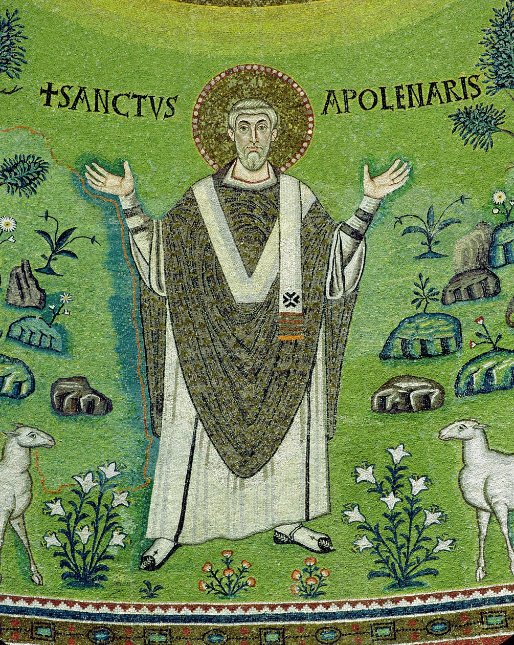 Św. Apollinare (mozaika) autorstwa Byzantine School