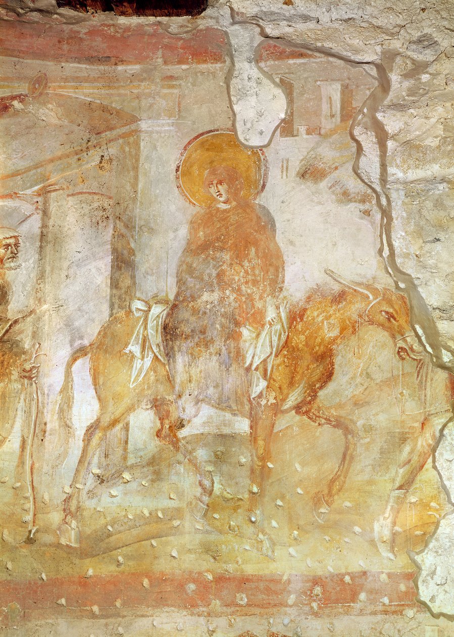 Ucieczka do Egiptu autorstwa Byzantine School