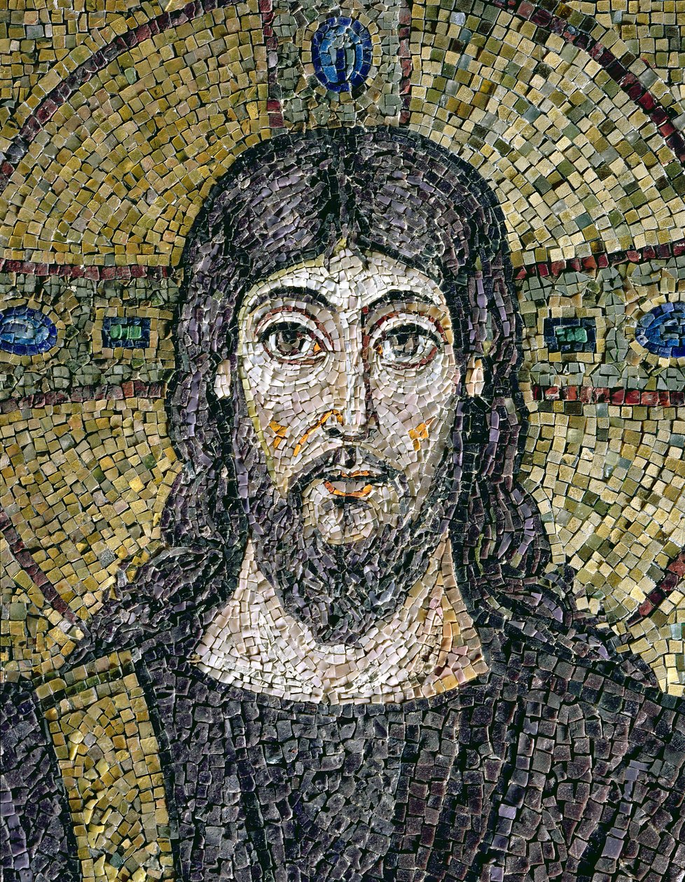 Oblicze Chrystusa (mozaika) autorstwa Byzantine School