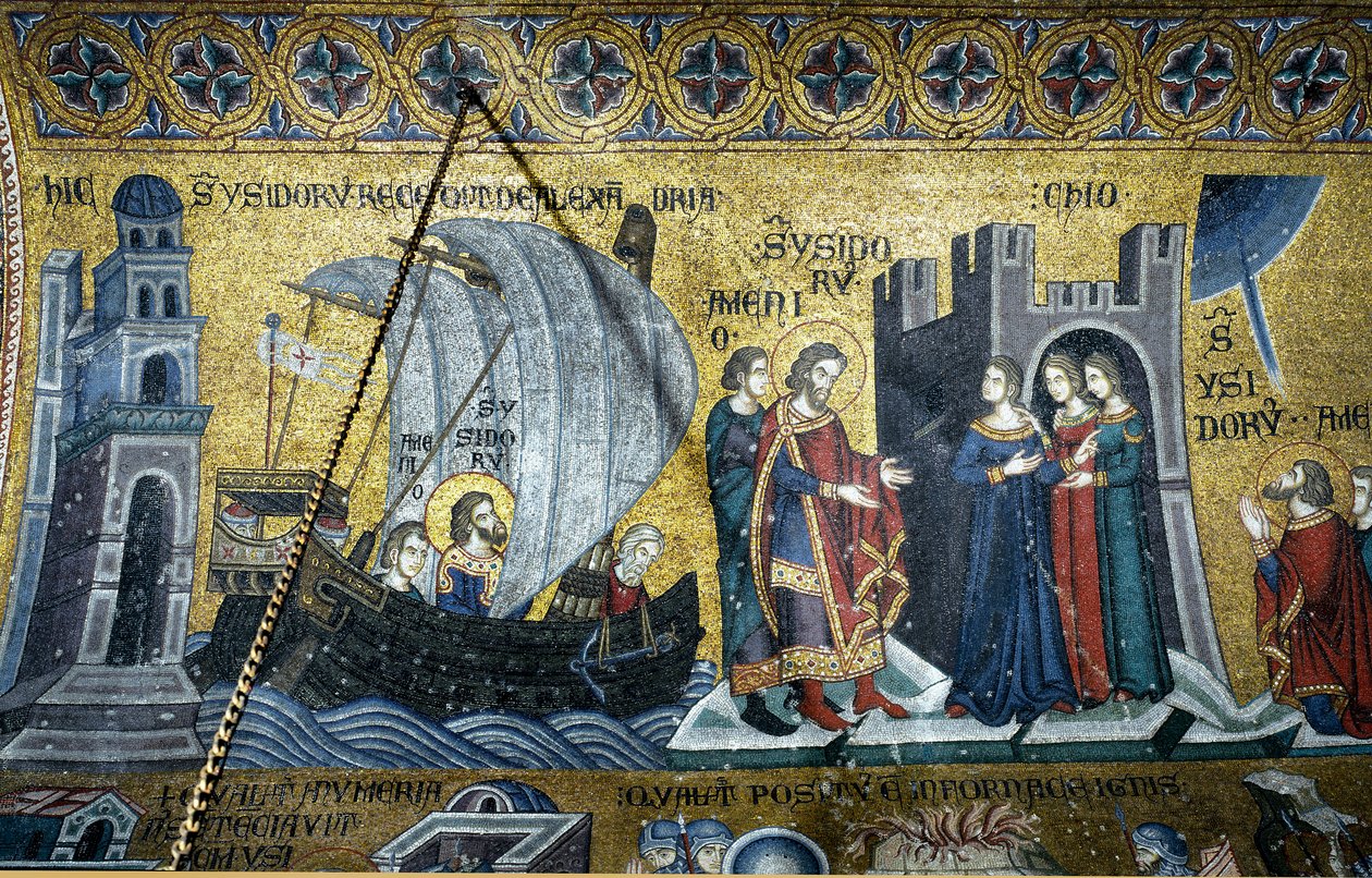 Architektura bizantyjska: życie św. Izydora z Chios autorstwa Byzantine