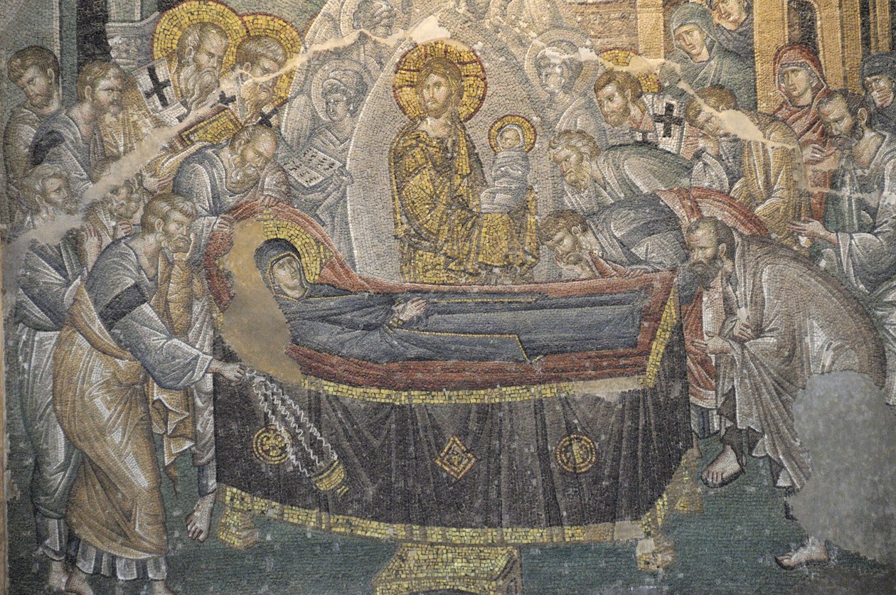 Fresk Św. Zbawiciela w kościele Chora (Kariye Camii), Istambuł, Turcja autorstwa Byzantine