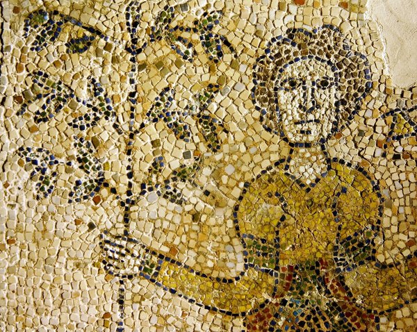 Reprezentacja Ewy i Drzewa Wiedzy, 1213 (mozaika) autorstwa Byzantine