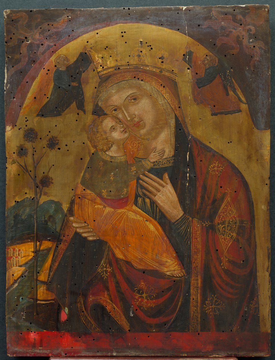Dziewica i Dziecko autorstwa Byzantine