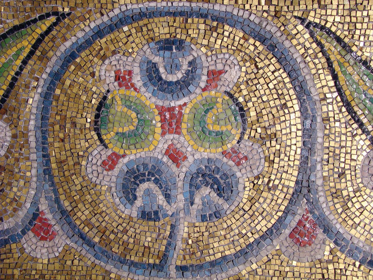 Szczegół ozdoby autorstwa Byzantine Byzantine