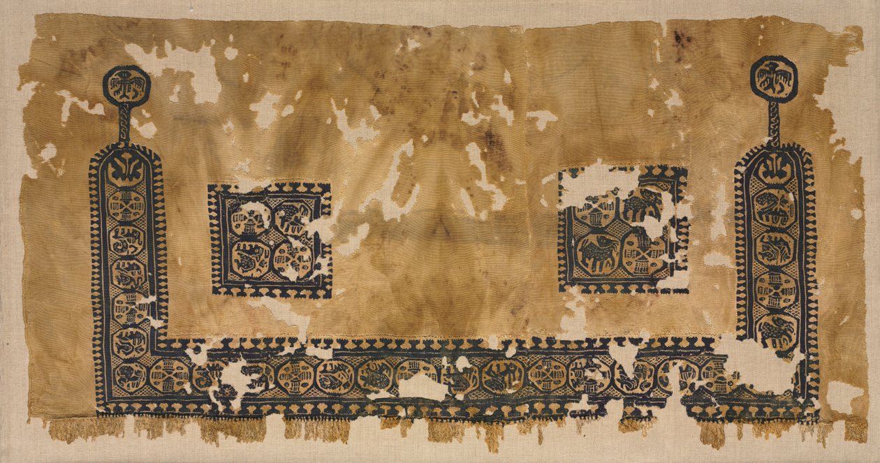 Dolna część tuniki, 400s autorstwa Byzantine PeriodEgyptian