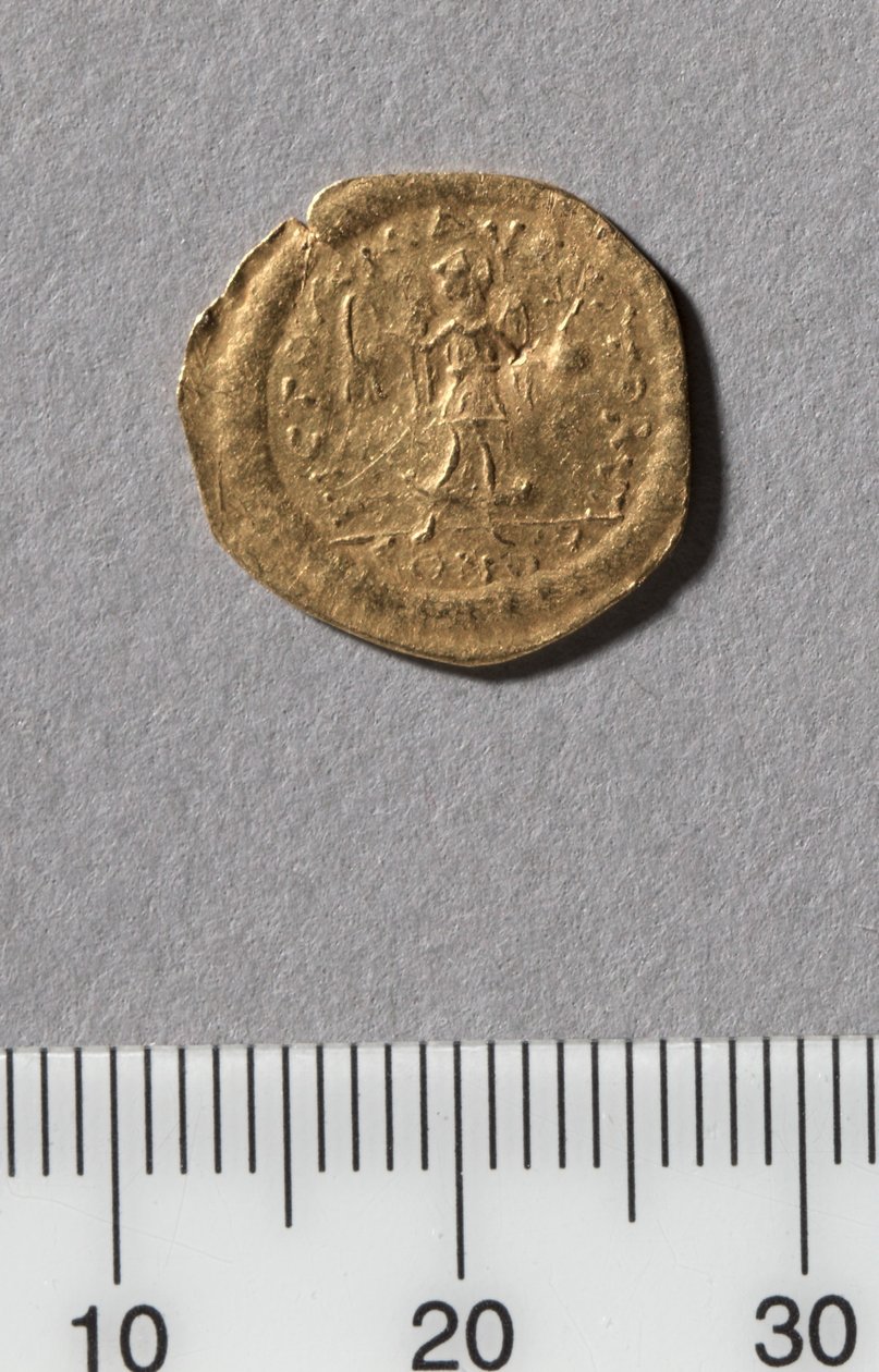 Półtremisy Justyniana I, Konstantynopol, 527-565 (złoto) autorstwa Byzantine School