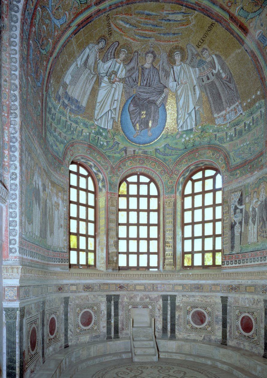 Wnętrze absydy, VI w. autorstwa Byzantine School