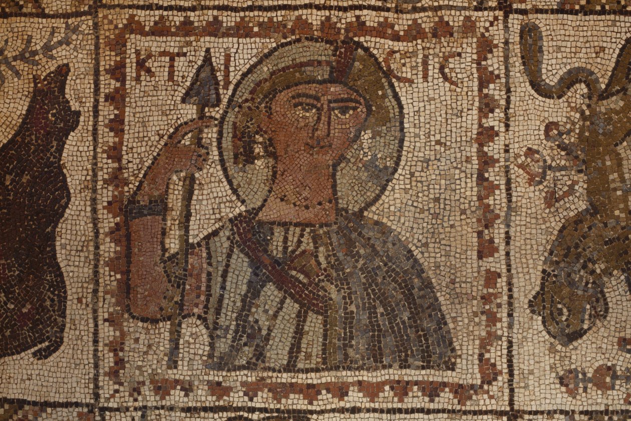 Portret dostojnika (mozaika) autorstwa Byzantine School