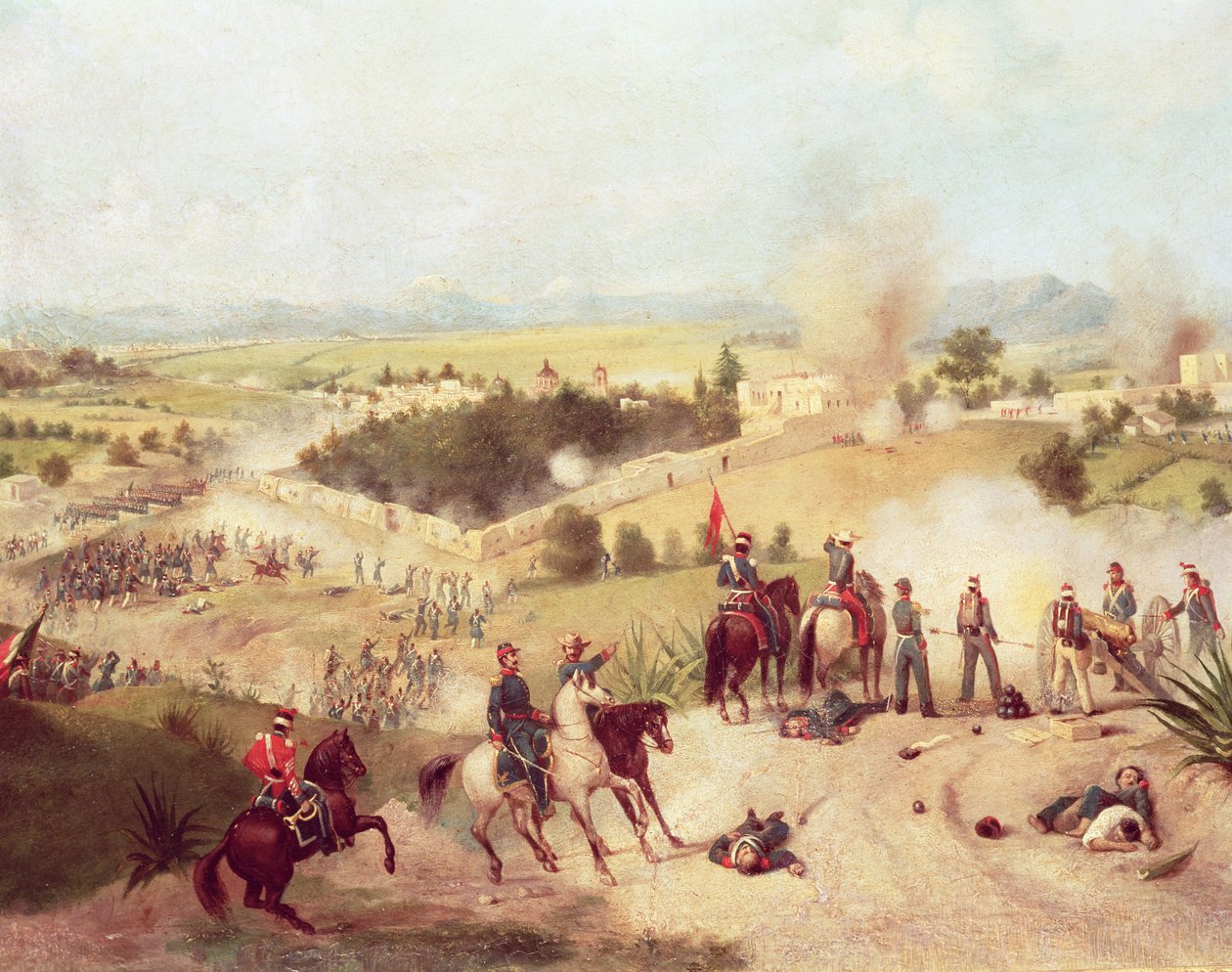 Bitwa pod Molino del Rey, 8 września 1847 r. autorstwa C. Escalante