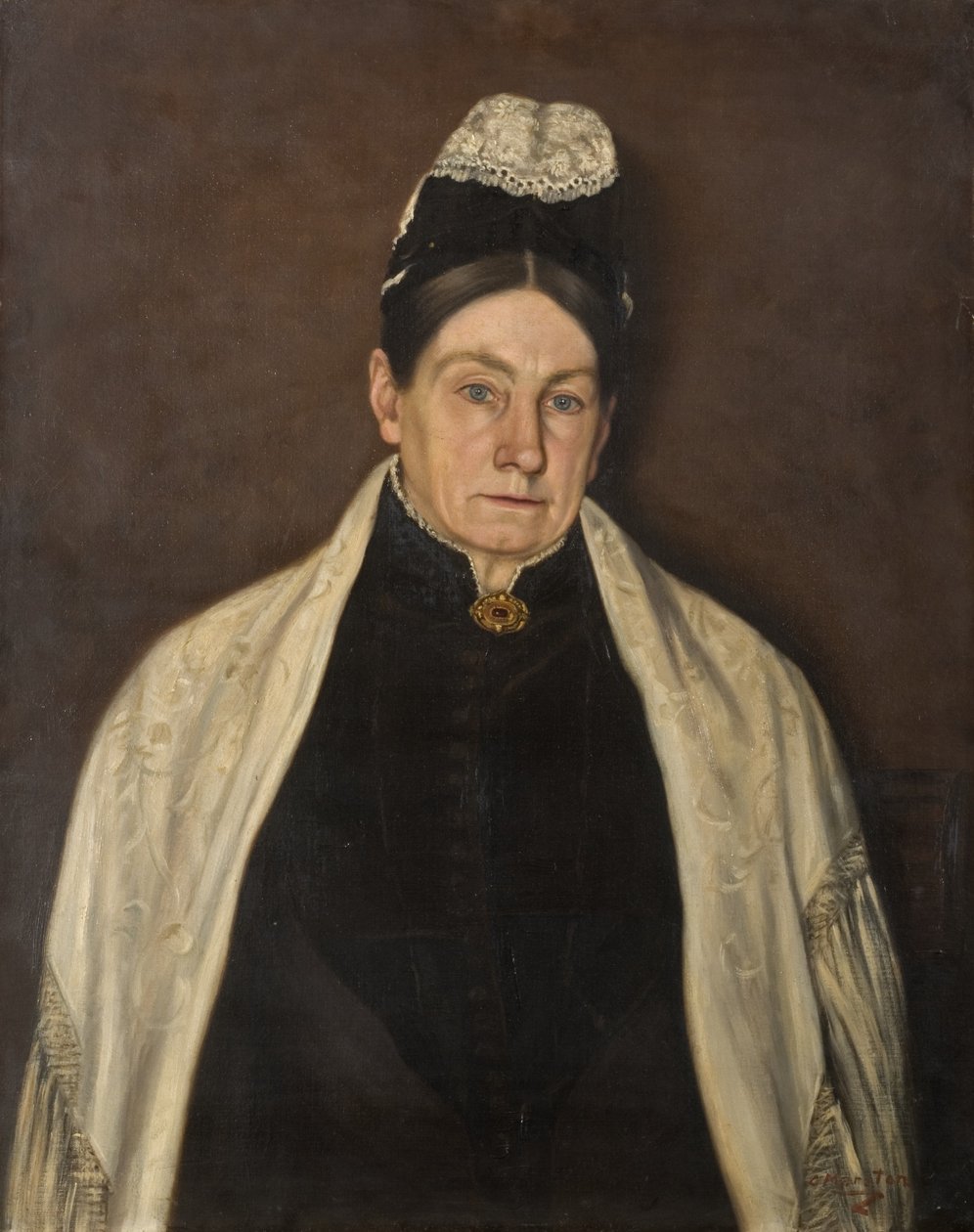 Portret Starej Damy autorstwa C. Marston