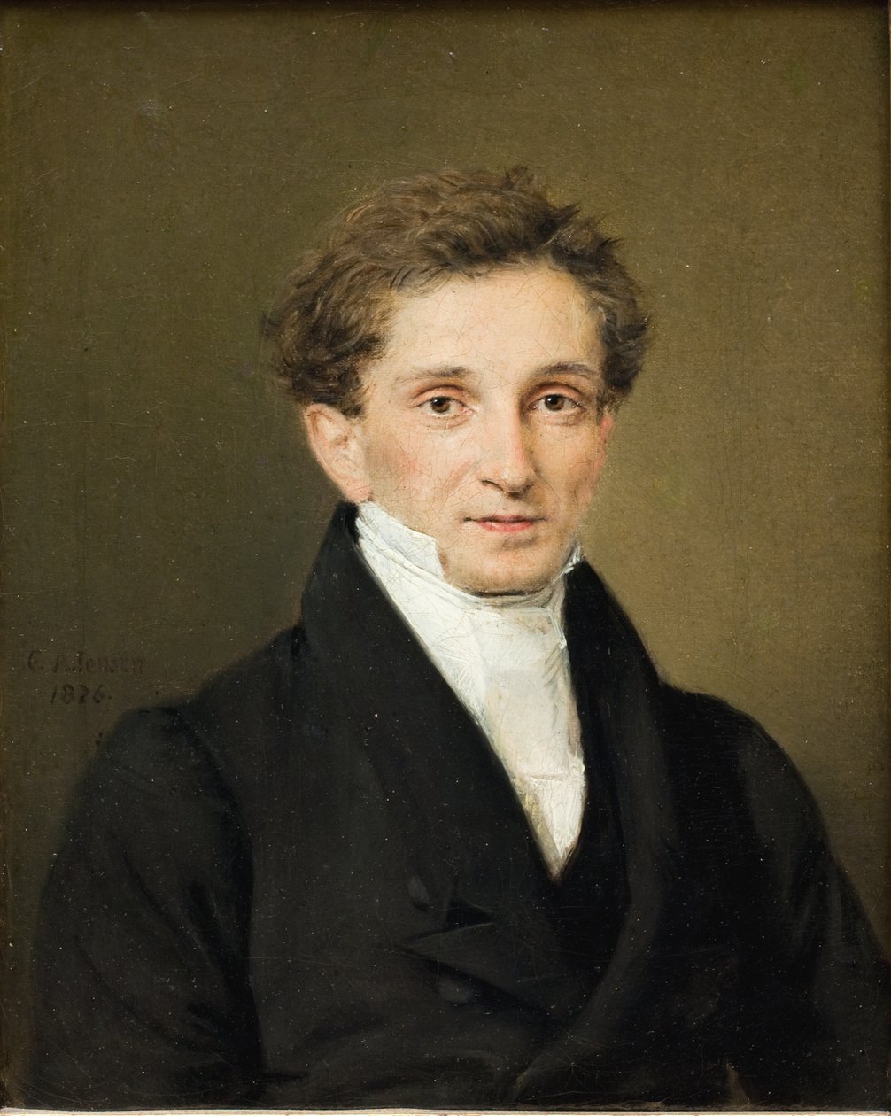Portret Johannesa Søbøtkera Hohlenberg autorstwa C.A. Jensen