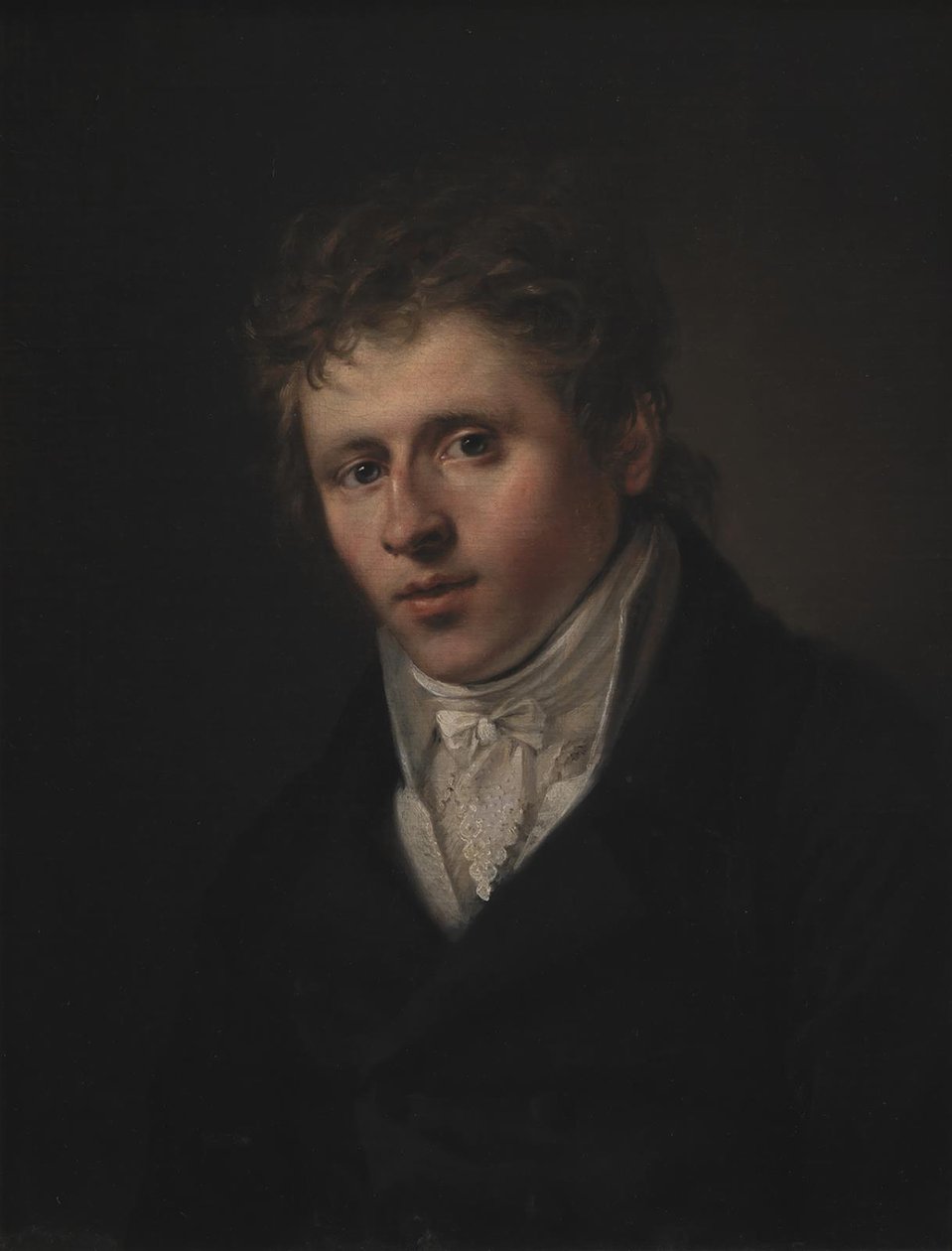 Portret malarza Johana Christiana Dahl autorstwa C.A. Jensen