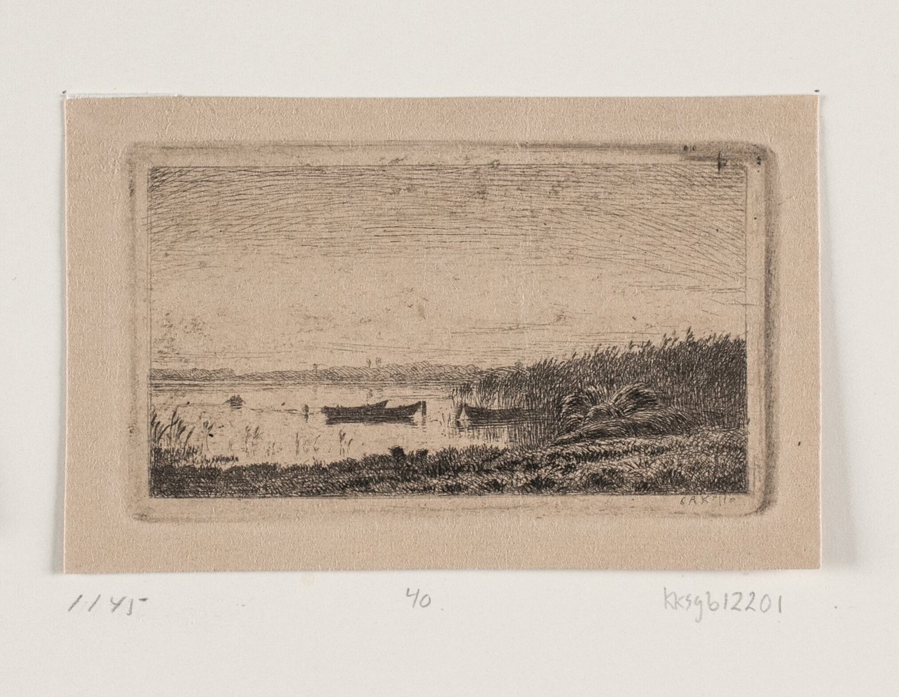 Nad jeziorem Maribo autorstwa C.A. Kølle