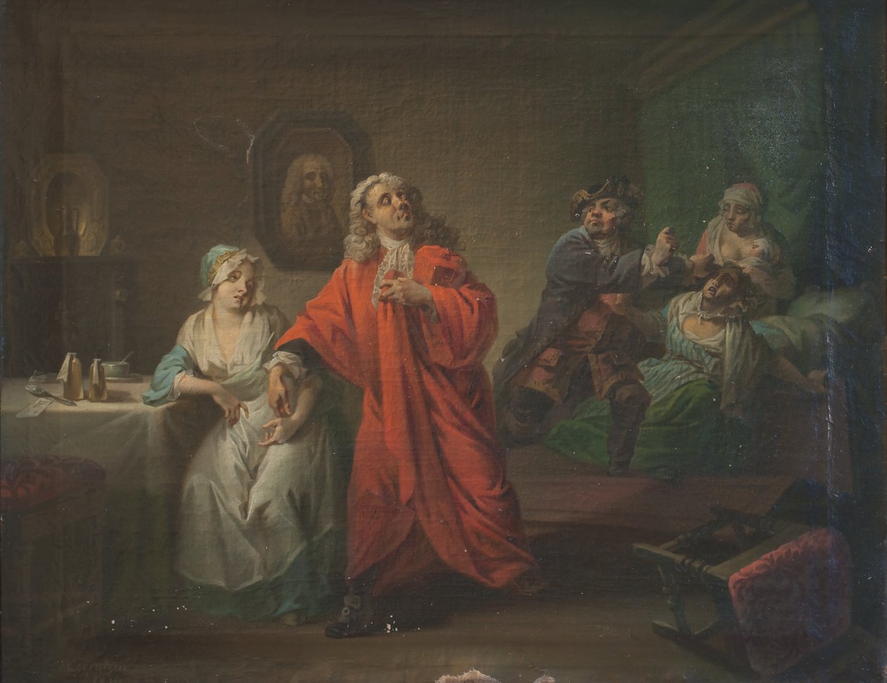 Oddział Położniczy, Akt III, Scena 6 autorstwa C.A. Lorentzen