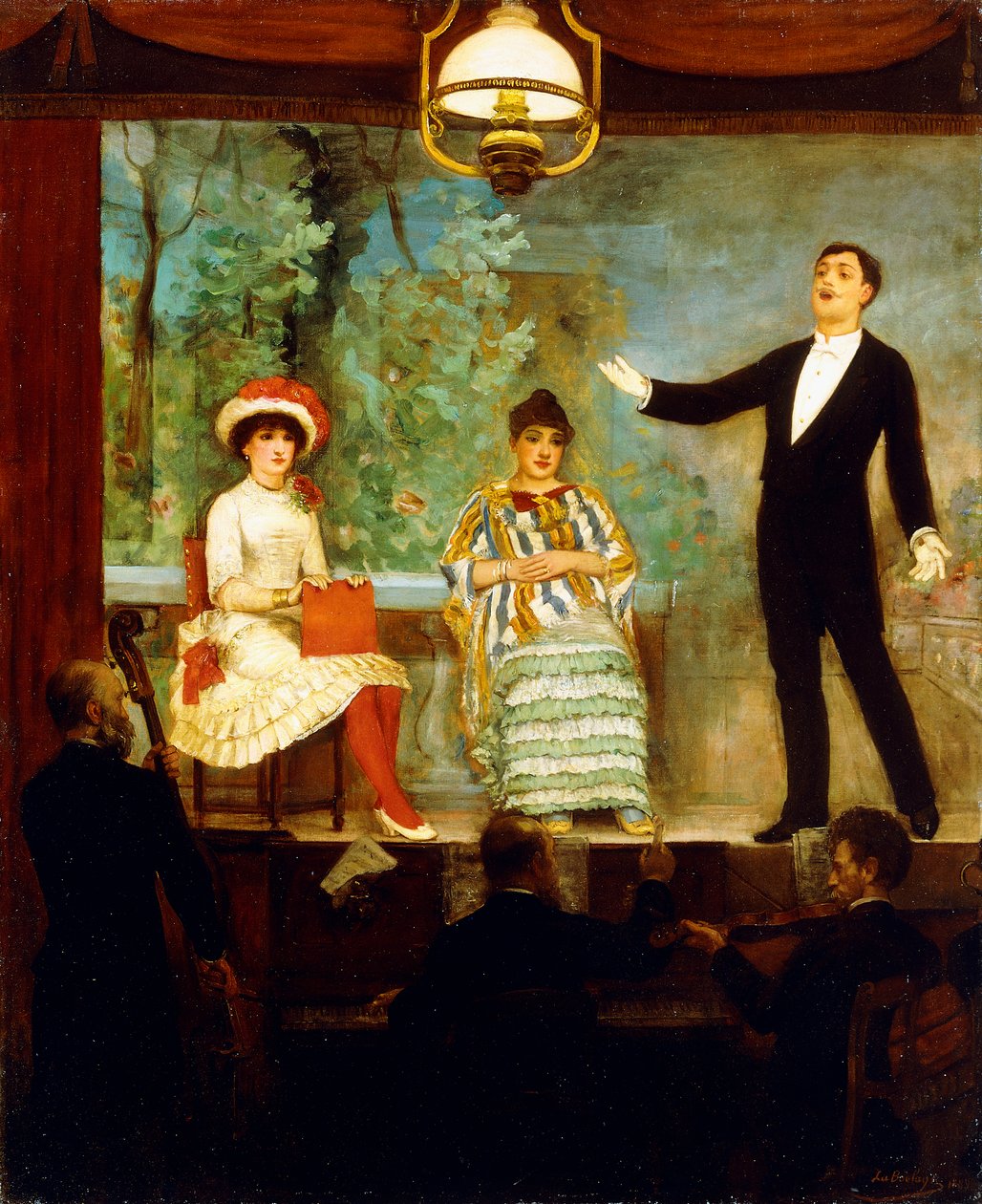 Sala Muzyczna, 1889 autorstwa C.A. Paul de la Boulaye