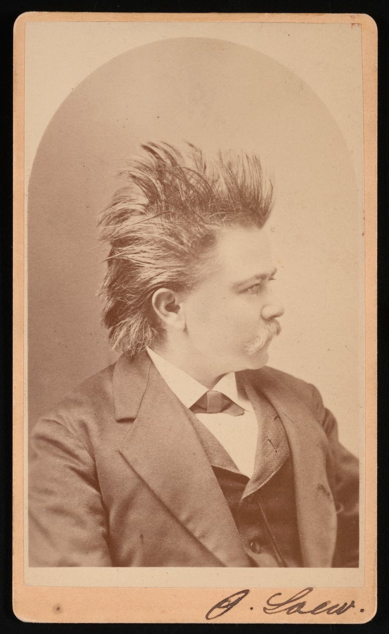 Portret Oscara Loewa, ok. 1876 r. autorstwa CH McCallister