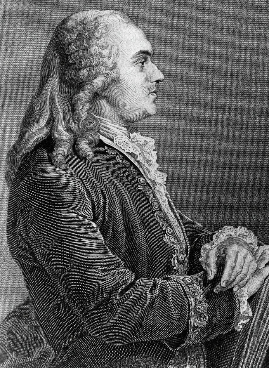 Portret Anne-Robert-Jacques Turgot, barona de l 