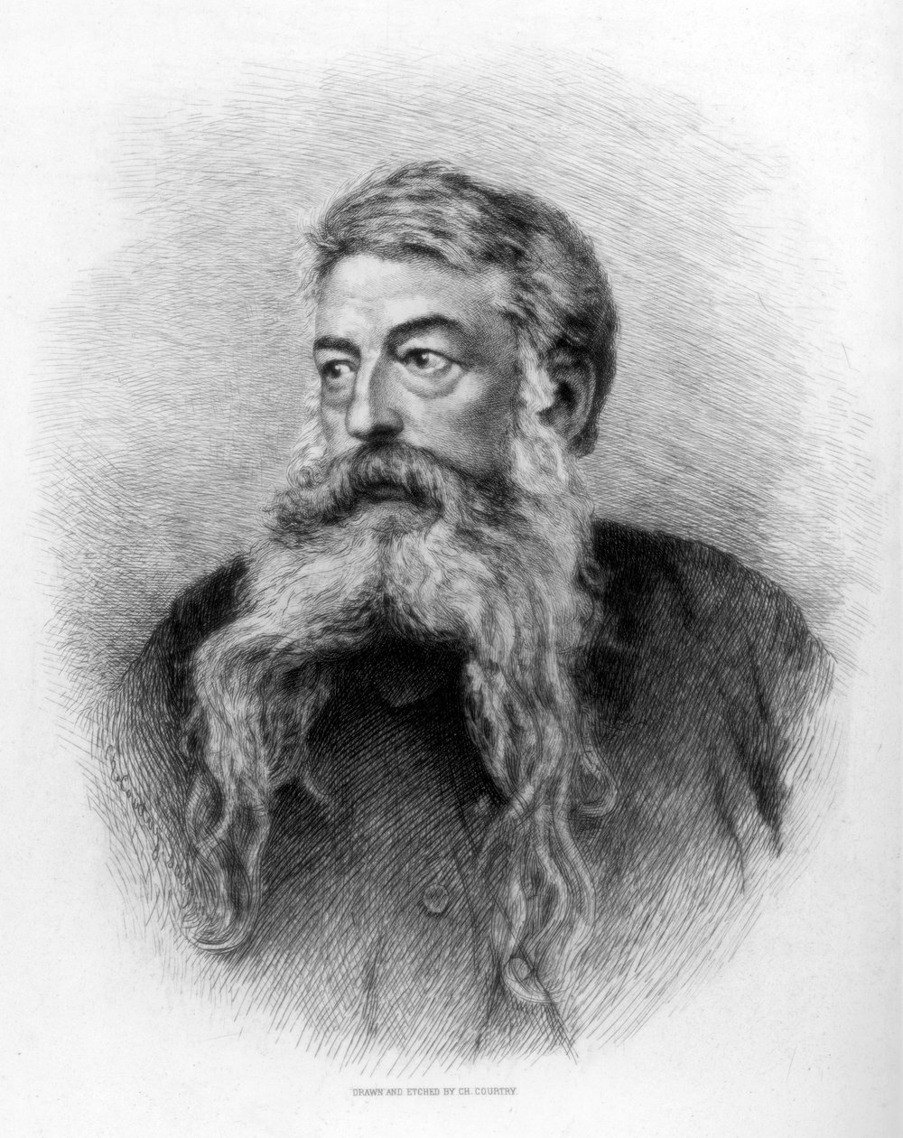 Jean Louis Ernest Meissonier, francuski artysta, ok. 1880-1882. autorstwa CL Courtry