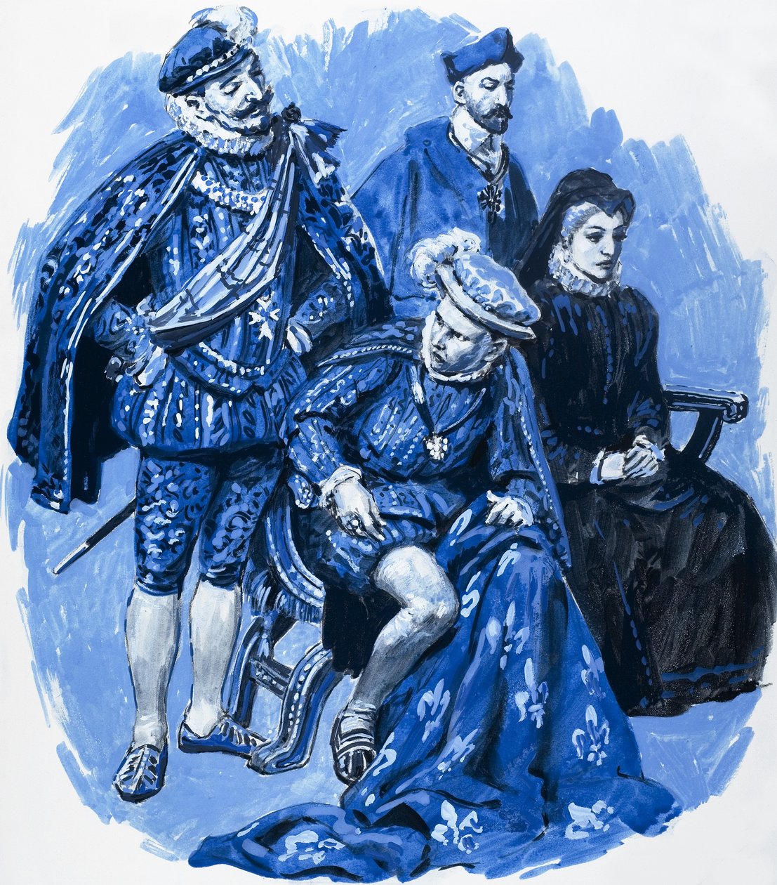 Franciszek II Francuski i książę Guise autorstwa C.L. Doughty