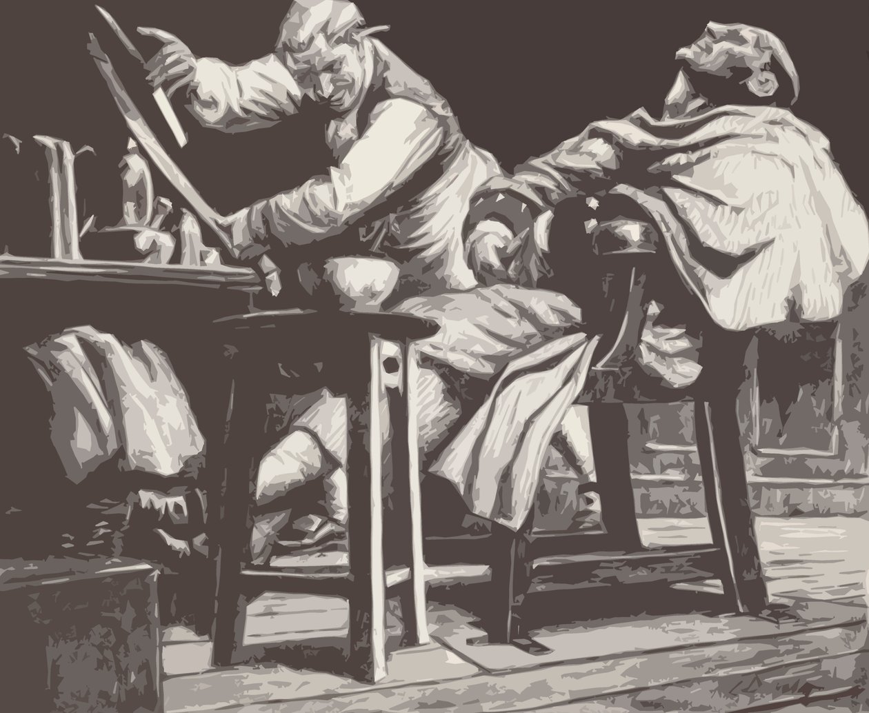 Sweeney Todd (litografia) autorstwa C.L. Doughty