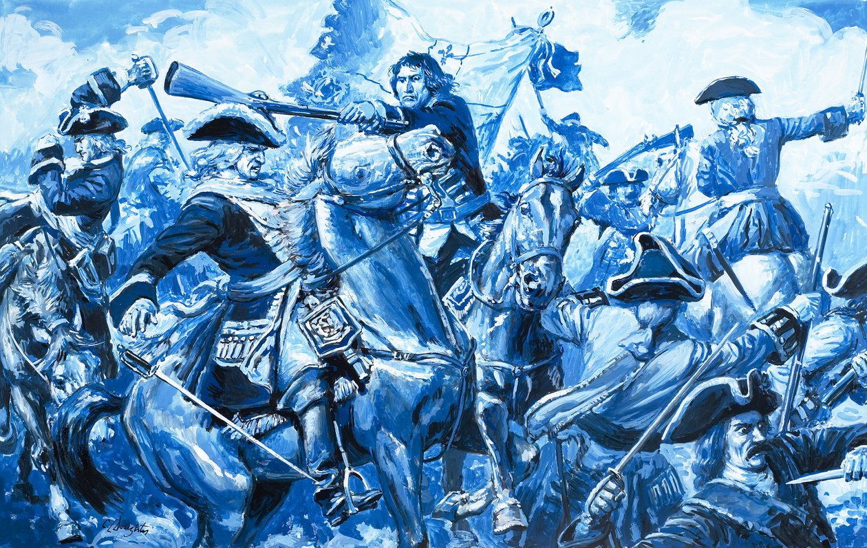 Bezbożny Bóg Słońca, z "Historii Francji" (gwasz na papierze) autorstwa C.L. Doughty