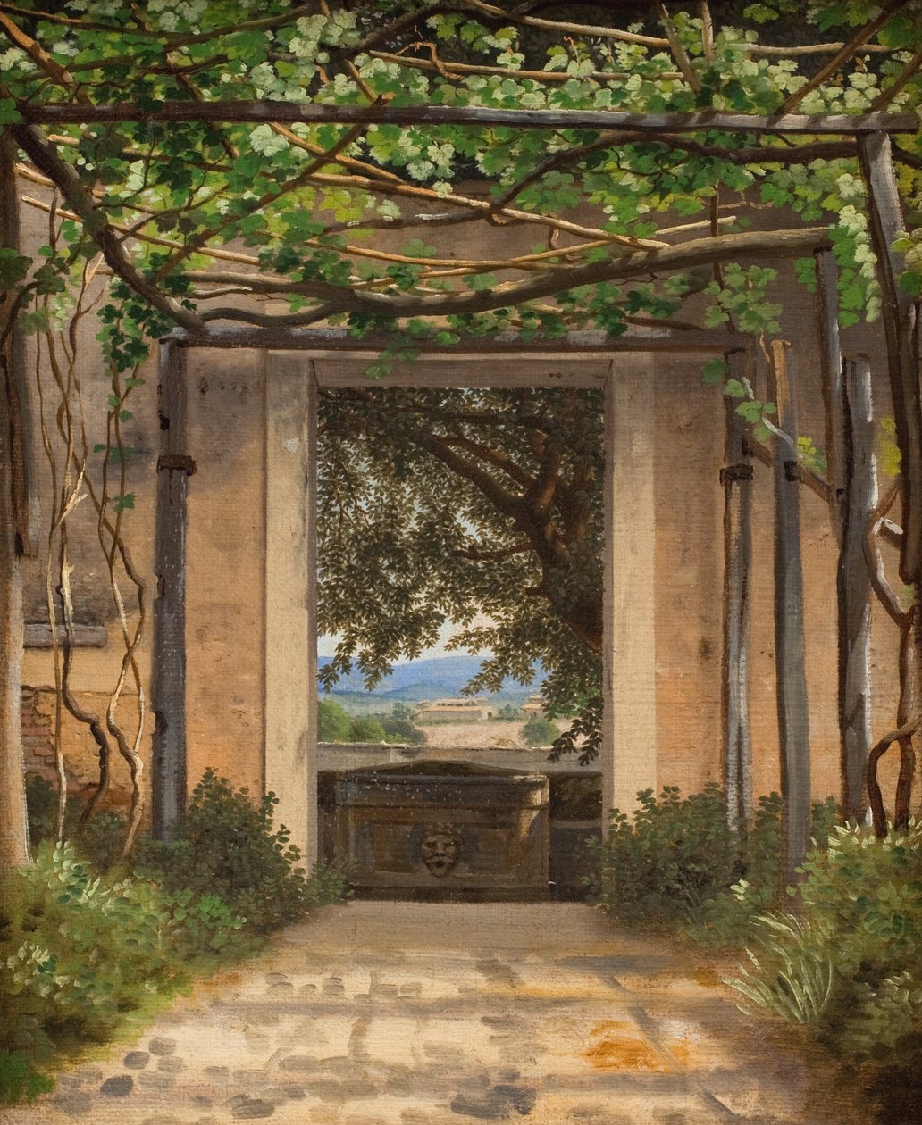 Pergola, Włochy autorstwa Christoffer Wilhelm Eckersberg