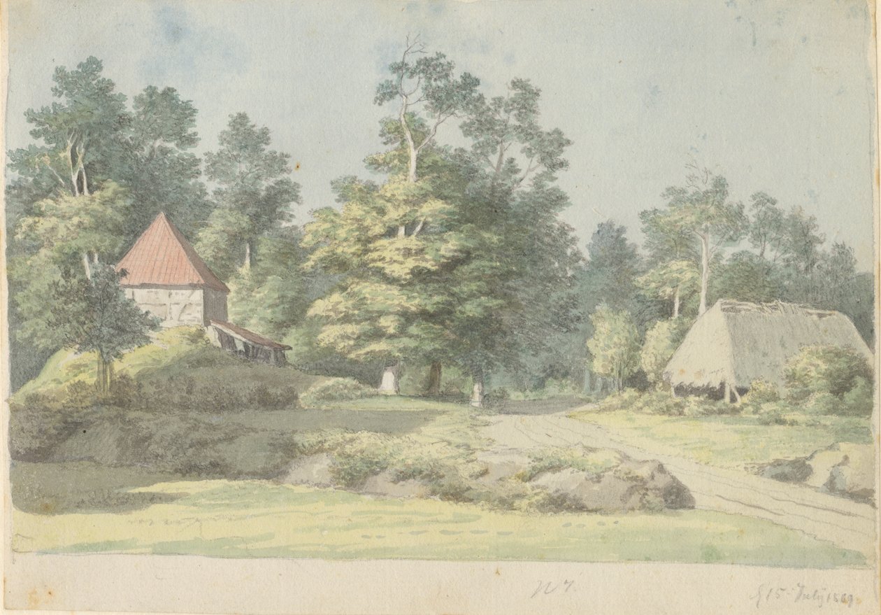 Cegielnia na Møn autorstwa Christoffer Wilhelm Eckersberg
