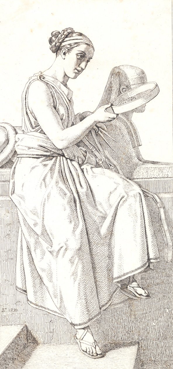 Powód. Alegoryczna postać autorstwa Christoffer Wilhelm Eckersberg