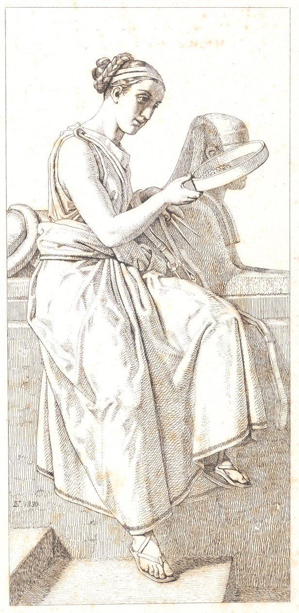 Powód. Alegoryczna postać autorstwa Christoffer Wilhelm Eckersberg