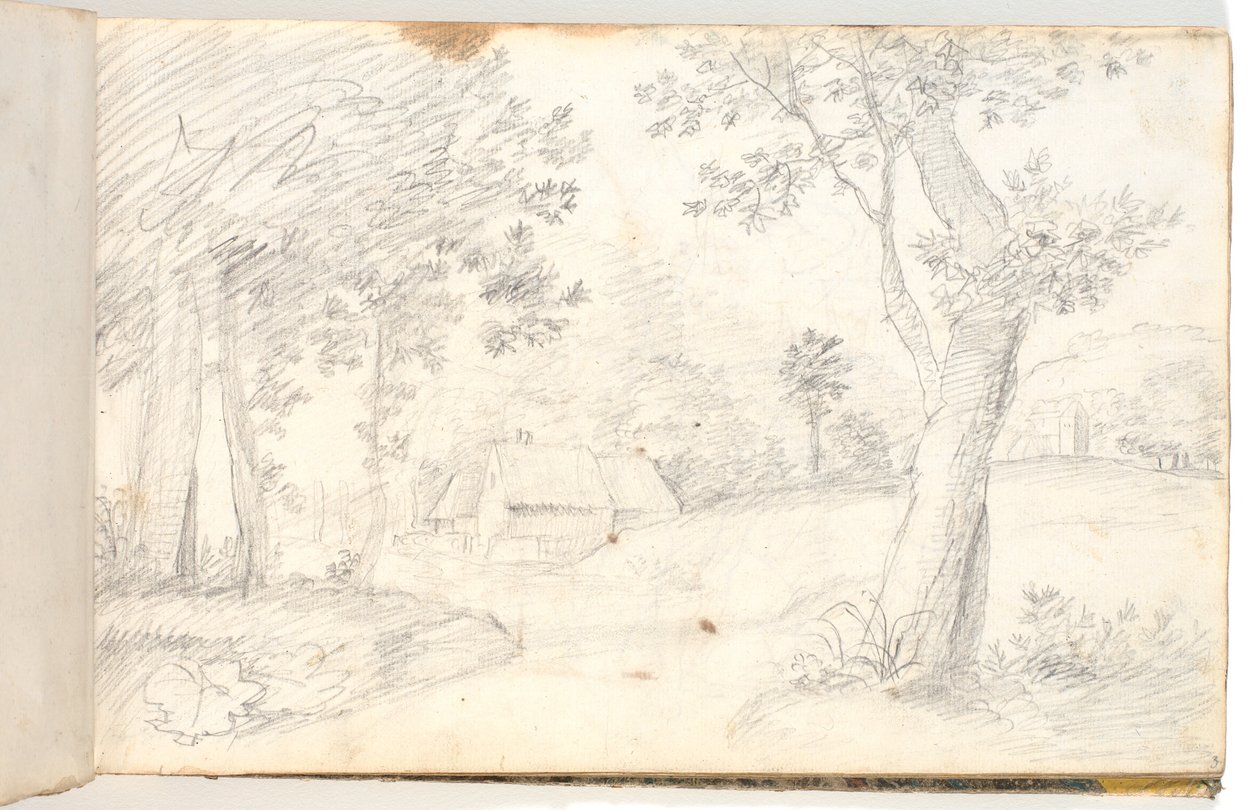 Krajobraz po wydawnictwie graficznym? autorstwa Christoffer Wilhelm Eckersberg