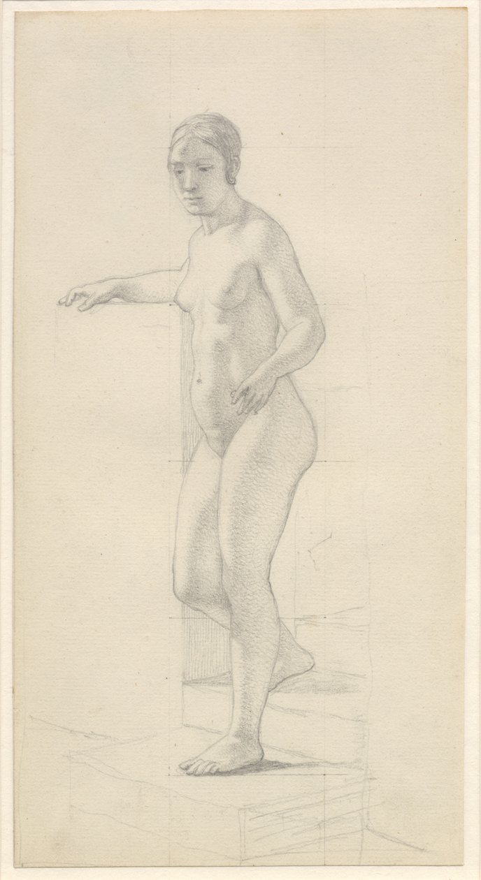 Stojąca modelka autorstwa Christoffer Wilhelm Eckersberg