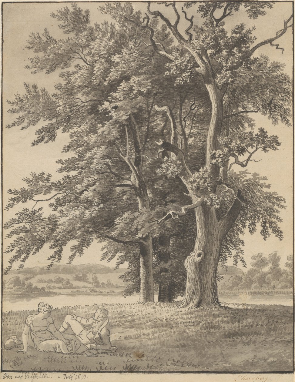 Wyspa w Valsølille autorstwa Christoffer Wilhelm Eckersberg