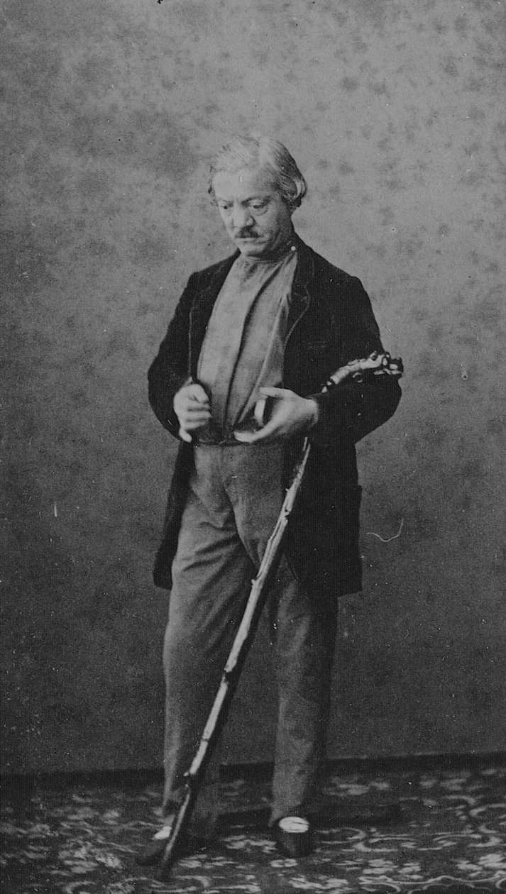 Carte de visite Jules Perrot (zdjęcie czarno-białe) autorstwa C. Bergamasco