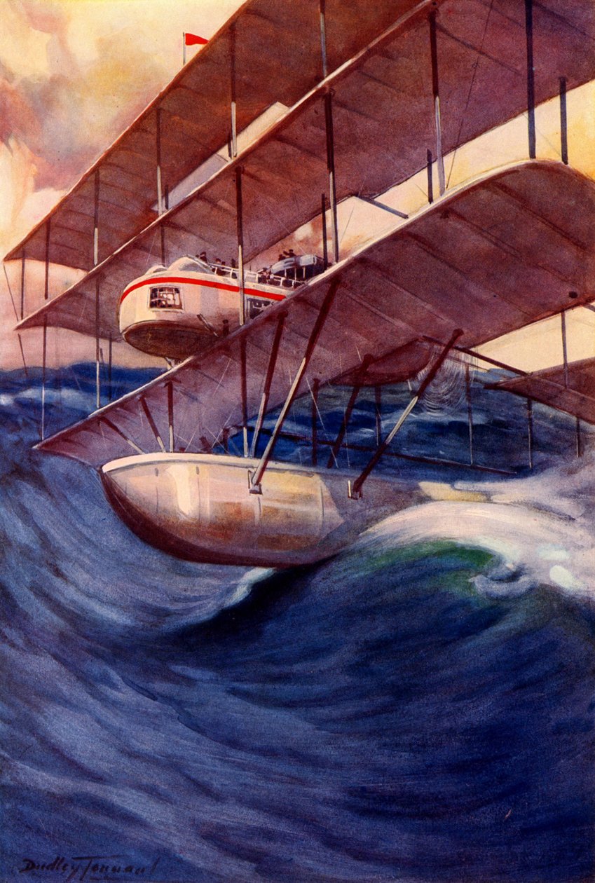 Air-Liner przyszłości autorstwa C. Dudley Tennant