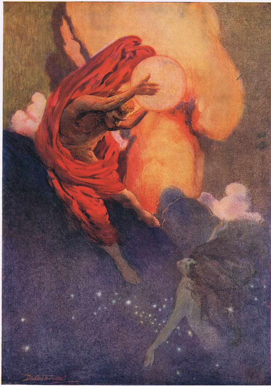 Zachód słońca autorstwa C. Dudley Tennant