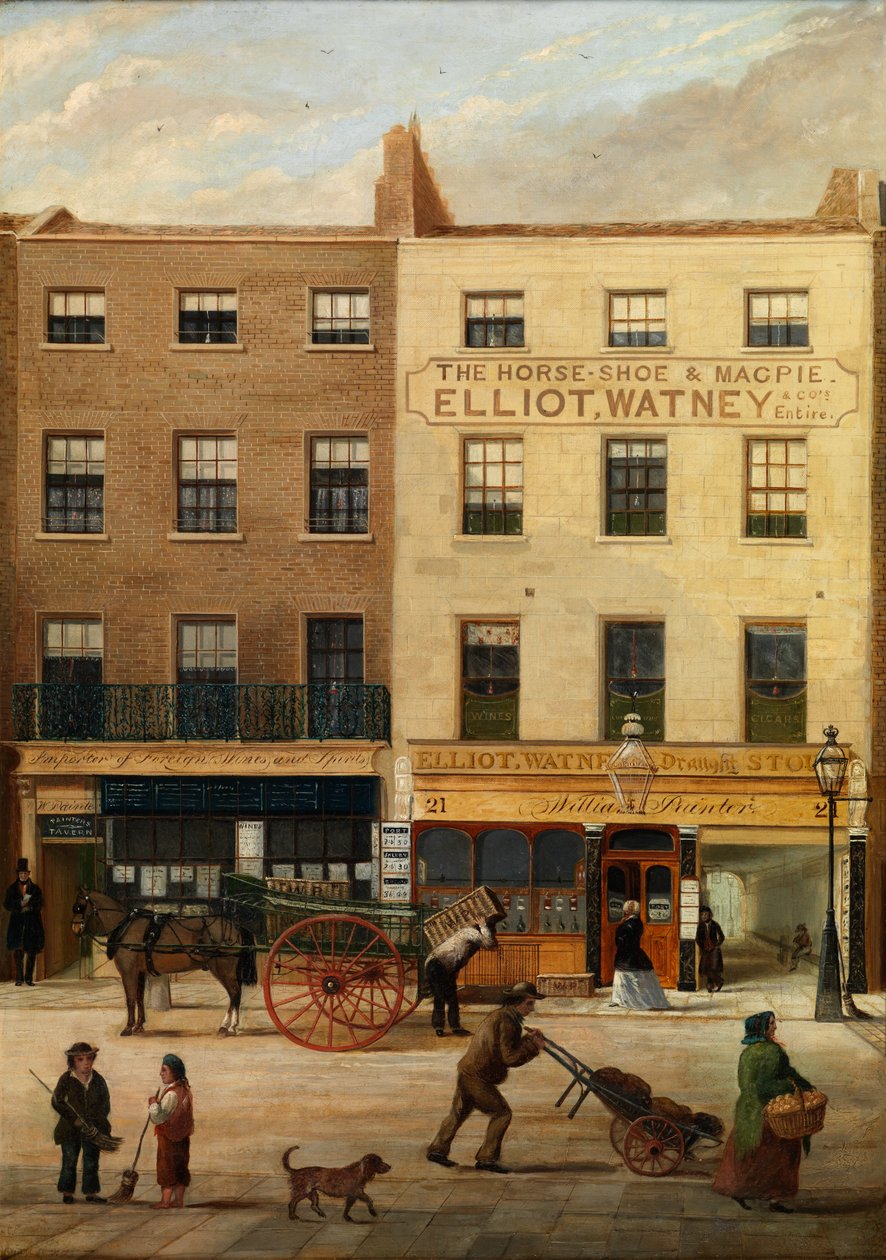 Publiczny Dom Podkowy i Sroki, Westminster autorstwa C. E. Ambrose