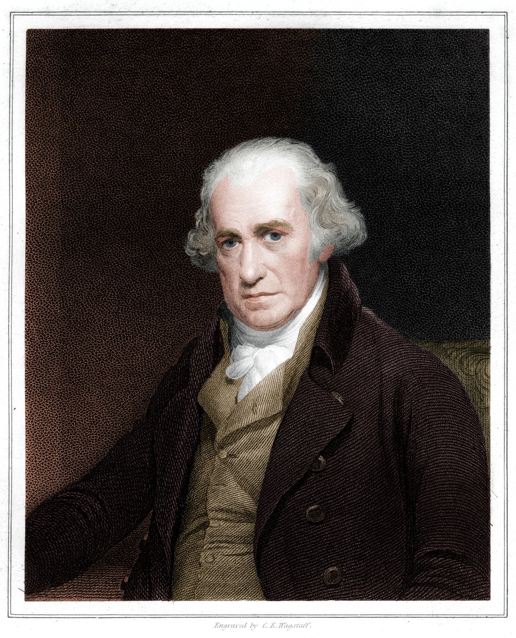 James Watt, szkocki inżynier, 1833 autorstwa C. E. Wagstaff