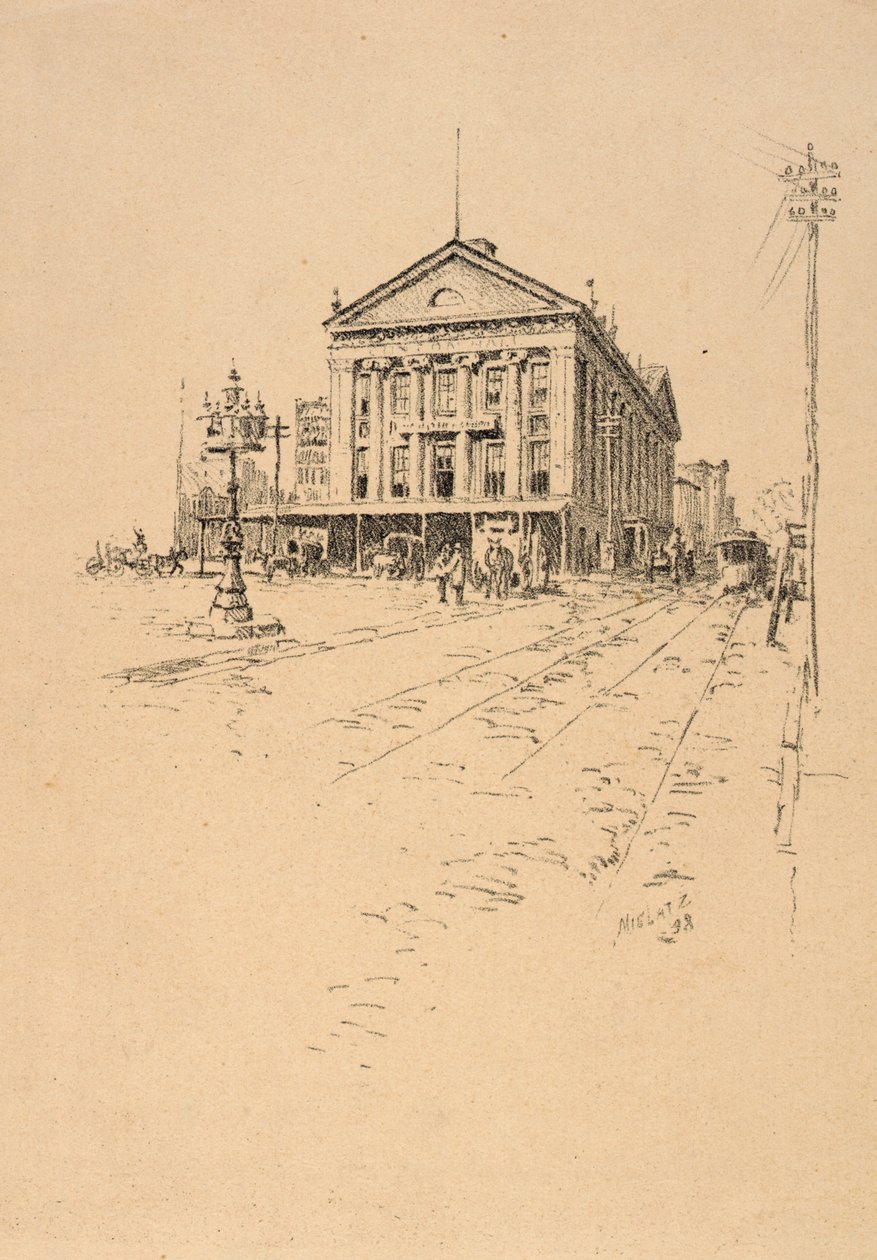 Clinton Hall autorstwa C. F. William Mielatz