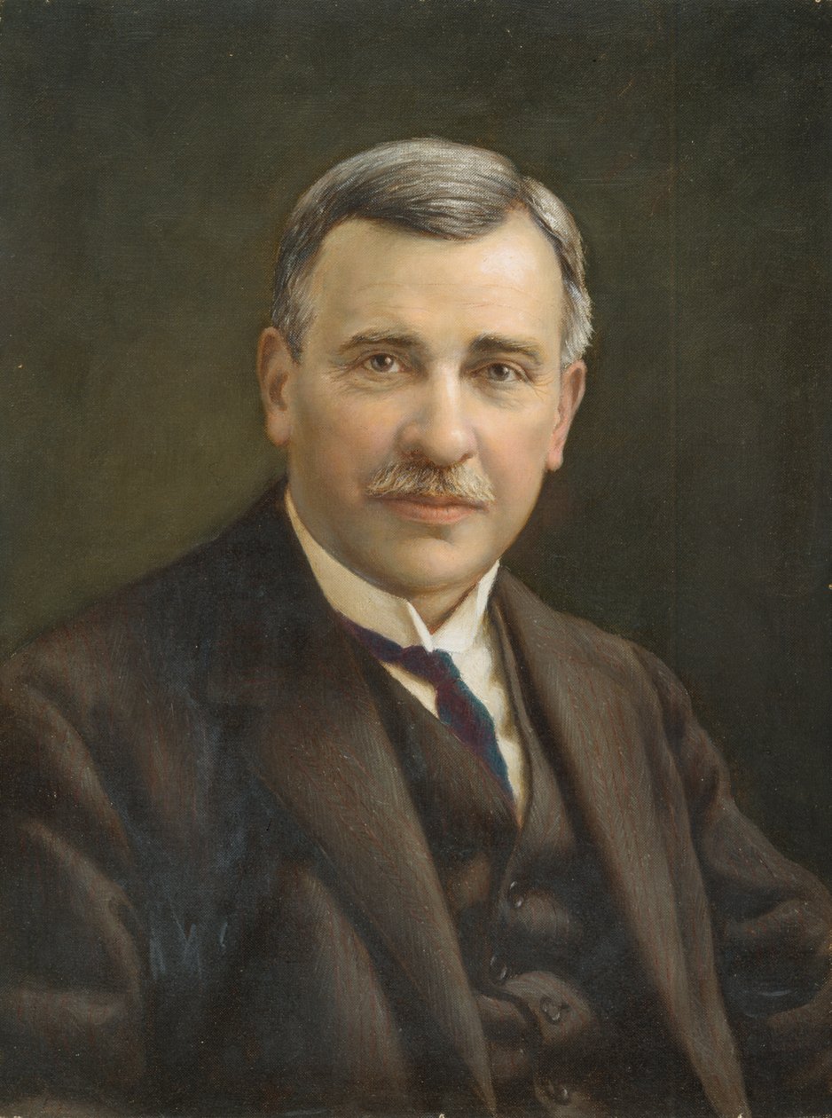 Arnold Dunbar Smith (1866-1933) (olej na płótnie) autorstwa C. H. Parker