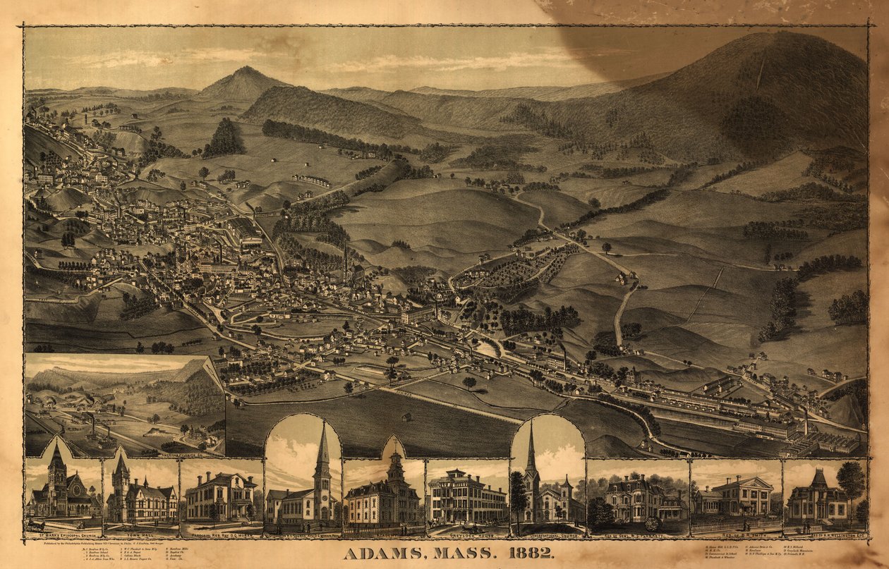 Adams, Mass. - 1882 r. LOC 91680093 autorstwa C. J. Philadelphia Publishing House; Corbin