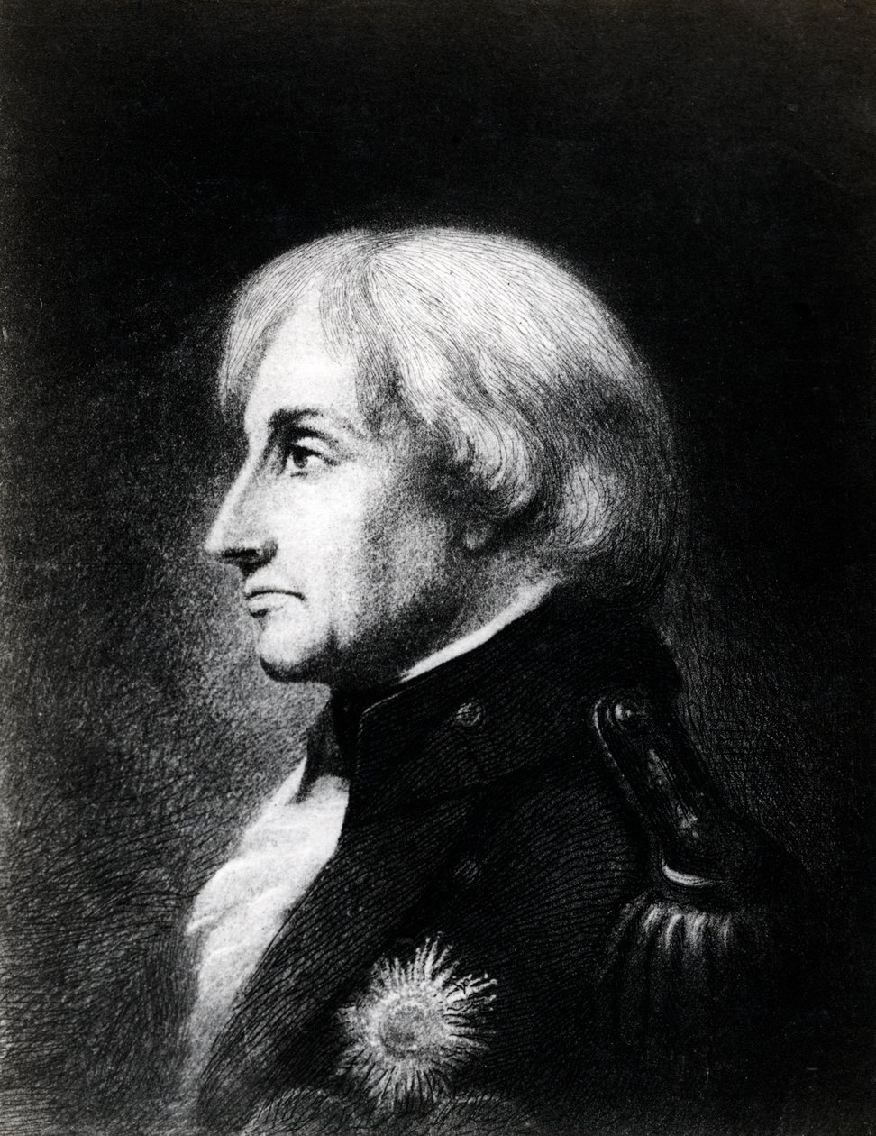 Lord Nelson w Merton House na początku września 1805, XIX wiek autorstwa C John M Whichelo